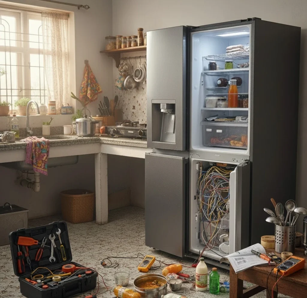 Reliable double-door fridge service with experienced and skilled technicians