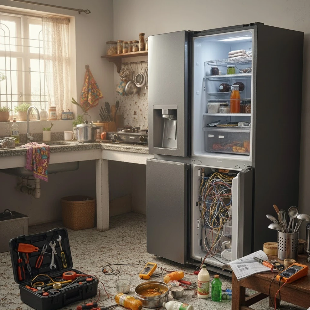 Reliable double-door fridge service with experienced and skilled technicians